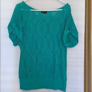 Teal Miss Chievous Top